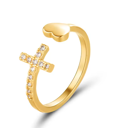 BAGUE AMOUR CELESTE – bijou Vykoby en acier inoxydable 316L