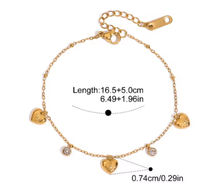 Bracelet Coeur parfait